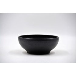 Bol ceramică - Negru mat, 17x7 cm