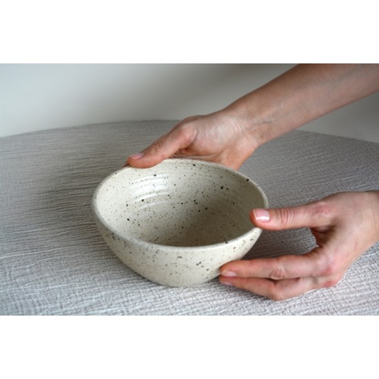 Bol - Crem specks, 15 cm