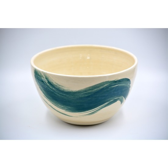 Bol ceramică pentru salate - Blue Lagoon, 23 cm