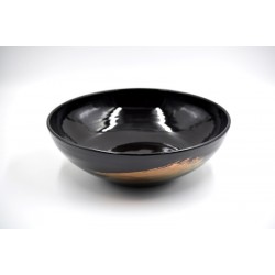 Bol ceramică pentru servire, Black Samurai, 25 cm