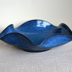 Bol asimetric - Nautilus Blue, 30 cm