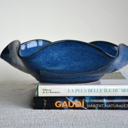 Bol asimetric - Nautilus Blue, 30 cm