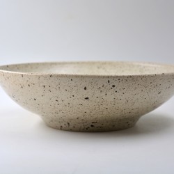 Bol mare - Crem specks, 30 cm