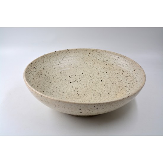 Bol mare - Crem specks, 30 cm