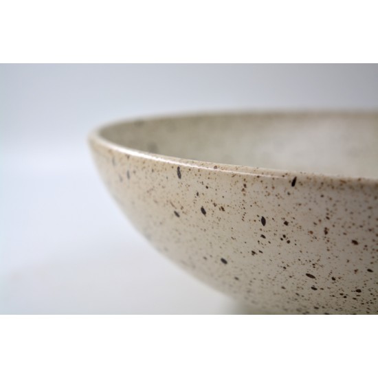 Bol mare - Crem specks, 30 cm