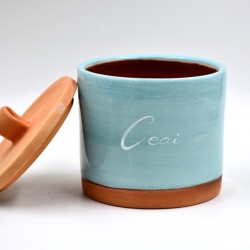 Borcan ceramică Bleu - Ceai, 1000 ml