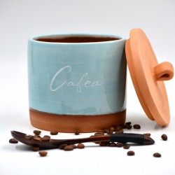 Borcan ceramică Bleu - Cafea, 1000 ml