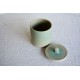 Borcan ceramic cu capac pentru maia - Vernil, 1l