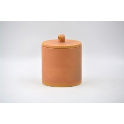 Borcan ceramic cu capac pentru maia - Caramel, 1l