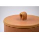 Borcan ceramic cu capac pentru maia - Caramel, 1l