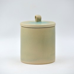 Borcan ceramic cu capac pentru maia - Vernil, 1l