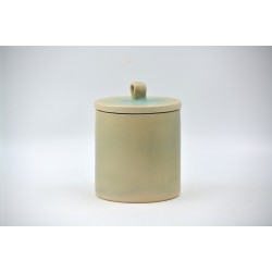 Borcan ceramic cu capac pentru maia - Vernil, 1l