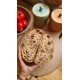 Borcan ceramic cu capac pentru maia - Vernil, 1l