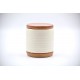 Borcan ceramică Alb, 500 ml
