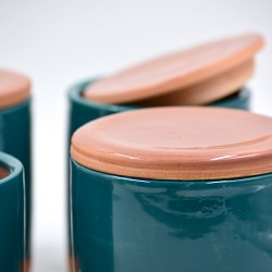 Borcan ceramică Blue Lagoon, 600 ml