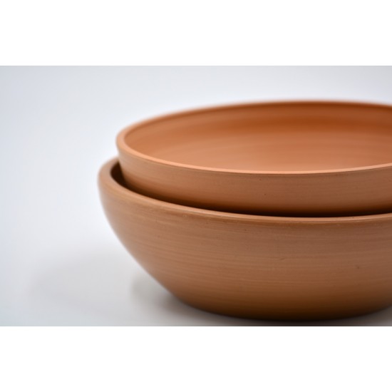 Boluri ceramică Teracota (set 2), 15 cm