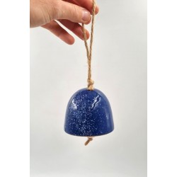 Clopoţel ceramică Albastru - 7 x 8 cm