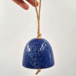 Clopoţel ceramică Albastru - 7 x 8 cm