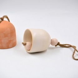 Clopoţel ceramică Teracota  - 8 cm