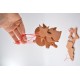 Decoraţiuni ceramică Căciun, Teracota (set 8) - 6 cm, 10 cm