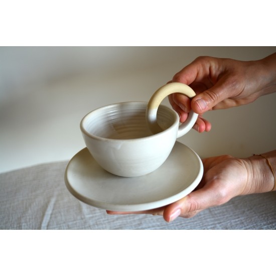 Farfurie rotundă mică – Cream, diametru 14 cm