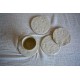 Coaster - Suport cană – RAW Cream, 10 cm