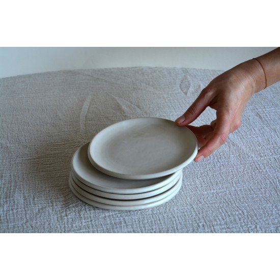Farfurie rotundă mică – Cream, diametru 14 cm