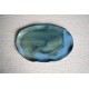 Farfurie asimetrică ovală – Nautilus blue, 25 cm