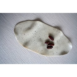 Platou asimetric – Crem Specks, 39 x 19 cm