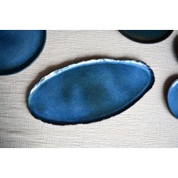 Platou – Nautilus blue, 39 x 19 cm