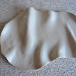 Platou asimetric – Cream, 40 x 28 cm