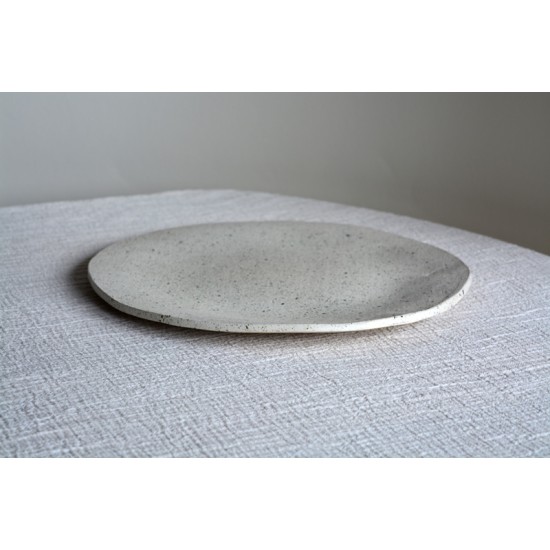 Farfurie/ Platou rotundă  – Crem Speks, diametru 30 cm