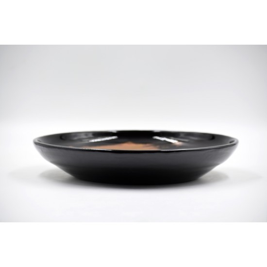 Farfurie ceramică adâncă - Black Samurai, 27 cm