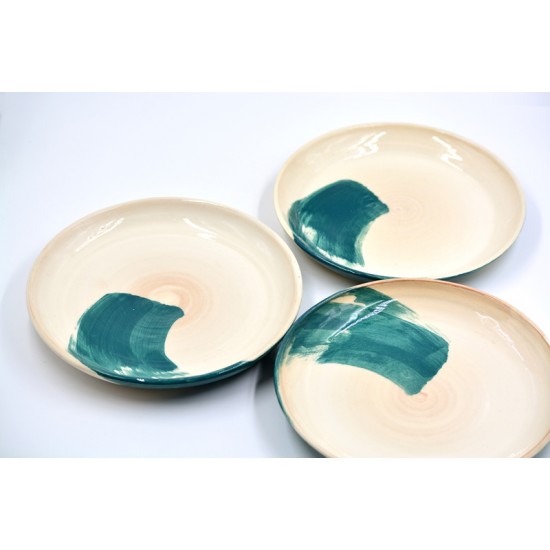 Farfurie ceramică Blue Lagoon, 21 cm