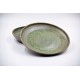 Farfurii ceramică neagră Verde (set 2), 20 cm, 21 cm