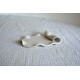 Farfurie / Tavă asimetrică S – Cream, 15 x 11 cm