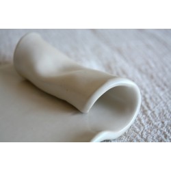 Farfurie / Tavă asimetrică S – Cream, 15 x 11 cm