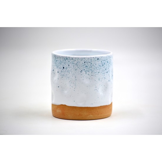 Pahar ceramică Splash Blue Lagoon - Amprente, 300 ml