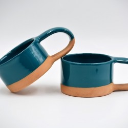 Ceașcă ceramică Blue Lagoon-Teracota, 200 ml
