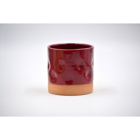 Pahar ceramică Viva Magenta - Amprente, 300 ml