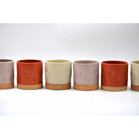 Pahar ceramică Nude - Amprente Mat, 300 ml 