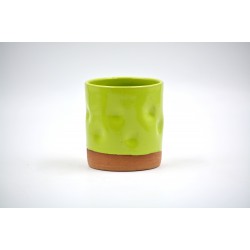 Pahar ceramică Verde Crud - Amprente, 300 ml