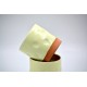 Pahar ceramică Galben Pastel - Amprente, 300 ml