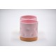 Pahar ceramică Roz - Amprente, 300 ml