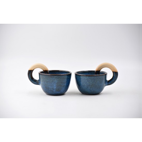 Ceașcă espresso - Nautilus Blue, 110 ml