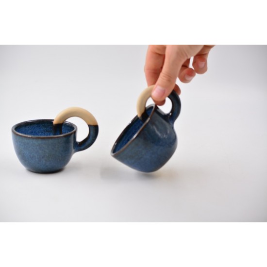 Ceașcă espresso - Nautilus Blue, 110 ml