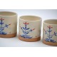 Pahar ceramică Tradițional Crem - Lalele, 300 ml