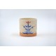 Pahar ceramică Tradițional Crem - Lalele, 300 ml