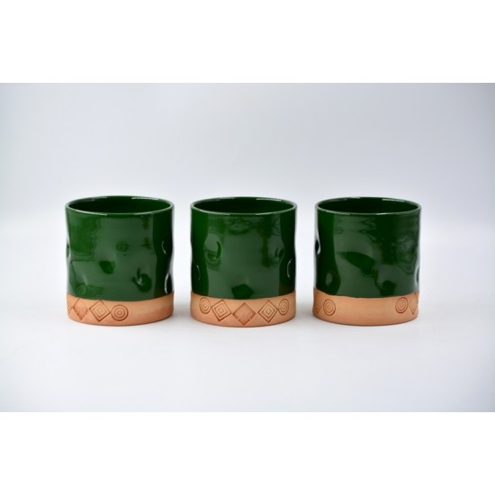 Pahar ceramică Semne Tradiționale - Salbă, 300 ml