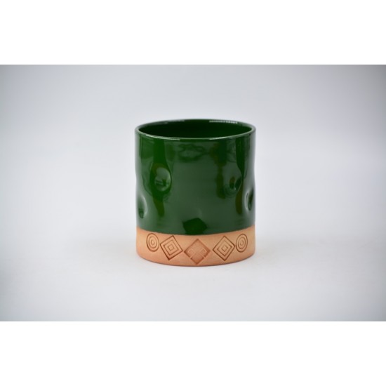 Pahar ceramică Semne Tradiționale - Salbă, 300 ml